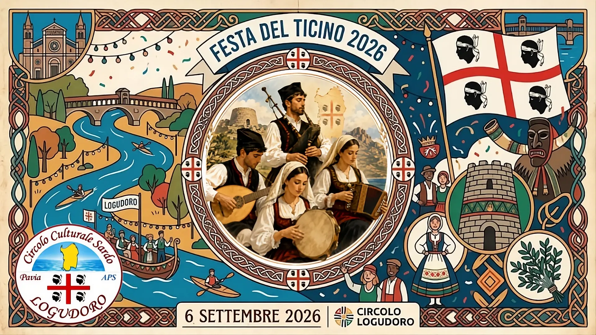 Circolo Logudoro alla Festa del Ticino 2026